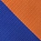 Blue Microfiber Blue & Orange Stripe Pre-Tied Bow Tie